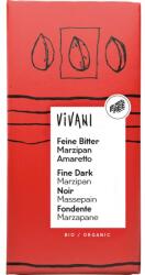 VIVANI Ciocolata neagra cu martipan amaretto bio 100g