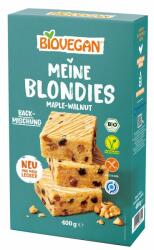 Biovegan Mix pentru Blondies cu nuci si zahar de artar, fara gluten bio 400g