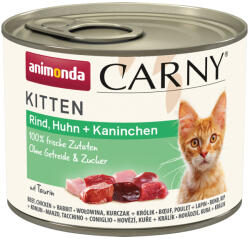 Animonda Carny Kitten beef, chicken & rabbit 12x200 g