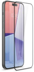 Spigen Folie protectie Spigen GLAStR EZ FIT compatibila cu iPhone 15 Plus Black (AGL06888)