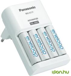 Panasonic BQ-CC17 töltő + 4x1900mAh AA (PANFKF039)