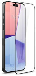 Spigen Folie protectie Spigen GLAStR EZ FIT compatibila cu iPhone 15 Pro Black (AGL06899)