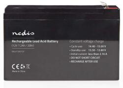 NEDIS Újratölthető Ólomsavas Akkumulátor 12V 7200mAh (BALA720012V)