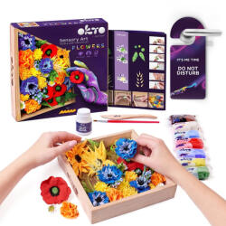 OKTO Set creatie Wood & Craft - Flowers, 21*21cm - Freedom (OK10012) - babyneeds
