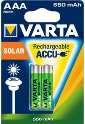 VARTA Solar ceruza akku (AAA) 550mAh 2db (56733 101 402)