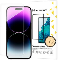 Wozinsky Folie de protectie Ecran WZK pentru Apple iPhone 15 Pro Max, Sticla Securizata, Full Glue (fol/ec/wzk/ai1/st) - vexio
