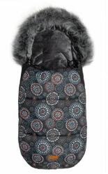 SENSILLO Sac de iarna Sensillo OLAF Fleece 100x45 cm Negru Rozete (SILLO-8364)