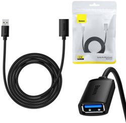 USB 3.0 Extension cable Baseus male to female, AirJoy Series, 2m (black)
