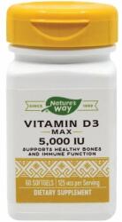 Nature's Way Secom Vitamin D3 5000UI, 60 capsule