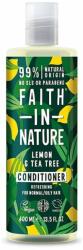 Faith in Nature Balsam natural revigorant cu lamaie si tea tree, 400 ml
