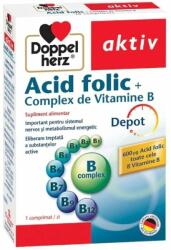 Doppelhertz Doppelherz Aktiv Acid folic + Complex de Vitamine B, 30 tablete