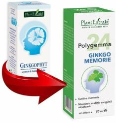 PlantExtrakt Polygemma 24 - Ginkgo Memorie, 50 ml