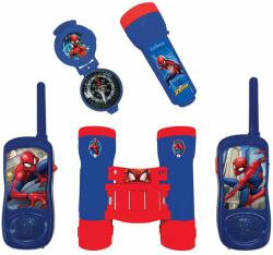Spiderman Set Walkie Talkies, binoclu si busola, Lexibook, raza de transmisie 120 m, Spiderman (N00008417_001w)