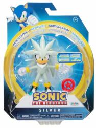 Sonic the Hedgehog Figurina articulata, Sonic the Hedgehog, Silver, 6 cm Figurina
