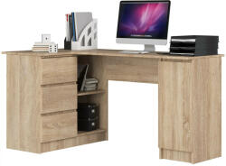 AKORD Sarok íróasztal - Akord Furniture - 155 cm - sonoma tölgy (bal)