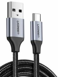 UGREEN USB-USB-C QC3.0 UGREEN kábel 0, 5 m alumínium csatlakozóval (fekete) (60125B) - wincity