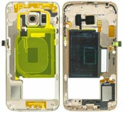 Samsung Galaxy S6 Edge G925F - Ramă Mijlocie (Gold Platinum) - GH96-08376C Genuine Service Pack, Gold