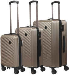 HaChi Boston Pro pezsgő 4 kerekű 3 részes bőrönd szett (Boston-PRO-szett-pezsgo)