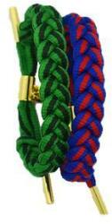 Set 2 bratari reglabile cu magnet din material textil, culoare verde si albastru