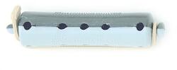 Sinelco Set 12 bucati bigudiuri din plastic cu elastic pentru permanent Gri&albastru 60 mm x grosime 15 mm