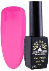 Global Fashion Oja semipermanenta, Global Fashion, London, 8 ml, Roz 80