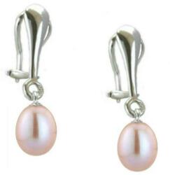 Cadouri si Perle Cercei Argint Clips cu Perle Naturale Teardrops Lavanda - Cadouri si perle
