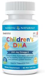 Nordic Naturals Supliment alimentar Children's DHA 250mg Omega-3 Capsuni 3-6 ani Nordic Naturals, 90capsule