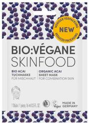 Bio: Vegane Masca servetel echilibranta cu Acai (ten mixt) 16 ml