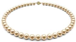 Kaskadda Colier Perle Naturale Crem de 6-7 mm cu Inchizatoare Sferica din Aur Galben de 14 karate