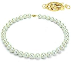 Cadouri si Perle Colier Business Perle Naturale cu Inchizatoare Aur Galben Filigranata - Cadouri si perle