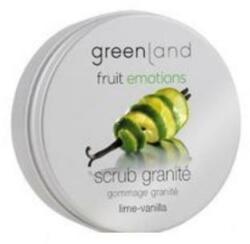 Greenland Exfoliant corporal granita, cu lamaie verde si vanilie, Greenland, 200 ml