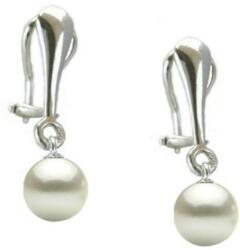 Cadouri si Perle Cercei Argint Clips cu Perle Premium Albe de 8 mm - Cadouri si perle