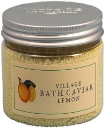 Village Cosmetics Sare de baie (Bath Caviar) cu lamaie, Village Cosmetics, 350 gr