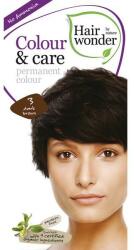 Hairwonder Vopsea par naturala, Colour & Care, 3 Dark Brown, Hairwonder