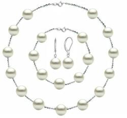 Cadouri si Perle Set Office din Argint 925 si Perle Naturale Premium de 8 mm - Cadouri si perle