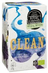 Royal Green Ceai Clean, Royal Green, 27 gr, 16 plicuri