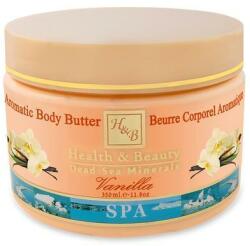 Health & Beauty Dead Sea Unt aromatic pentru corp, Health and Beauty Dead Sea, fara parabeni, Vanilla, 350 ml