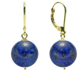 Cadouri si Perle Cercei Aur 14 karate si Lapis Lazuli de 12 mm