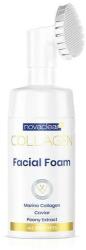 Novaclear Spuma de curatare si demachiere anti-aging cu Niacinamide si Collagen, cu perie blanda exfolianta Collagen Novaclear Facial Foam, 100ml