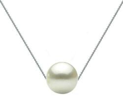 Cadouri si Perle Colier Aur Alb cu Perla Naturala Premium Alba - Cadouri si perle