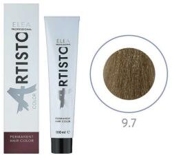 ELEA Professional Vopsea permanenta pentru par Elea Professional Artisto Color, 9/7 Blond maro, 100 ml
