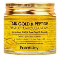 Farm Stay Crema Hranitoare cu Aur 24K & Peptide Farmstay Perfect Ampoule Cream, 80 ml