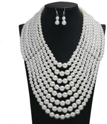  Colier elegant luxury Efb din perle + cercei