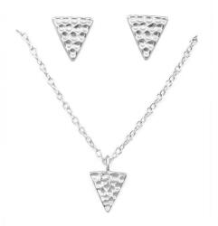 Adorabel Set de bijuterii din argint 925 triunghi, Adorabel