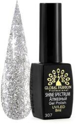 Global Fashion Oja semipermanenta, Global Fashion, Shine Spectrum, 8 ml , Argintiu 307