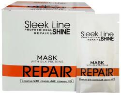 Sleek Line Masca reparatoare pentru par deteriorat Sleek Line, Set 50 Plicuri x 10ml