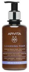 APIVITA Spuma de curatat pe fata si ochi Cleansing Olive & Lavender Apivita, 300 ml