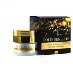 Gold Benefits Crema delicata pentru Ochi cu Aur 24K, cu extract din seminte de Quinoa si Aloe Vera, pentru toate tipurile de ten, Gold Benefits, 50ml