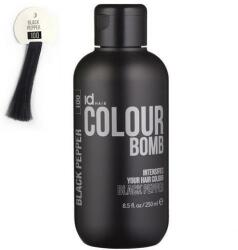 idHAIR Tratament de colorare IdHAIR Colour Bomb - 100 Black Pepper, 250ml