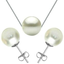 Cadouri si Perle Set Aur Alb si Perle Naturale Premium Albe - Cadouri si perle
